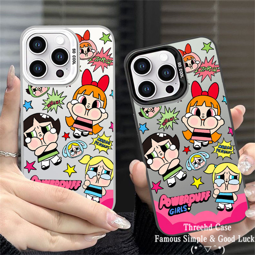 ปลอกสําหรับ Infinix Hot 40 Pro 40I 30I 30 Play Smart 8 7 Tecno Spark Go 2024 Spark 20C Hot 11 ITEL A70 Candy สี 2 in 1 กรณีน่ารักการ์ตูนสาวสนุกกันกระแทก Soft TPU Hard Cover
