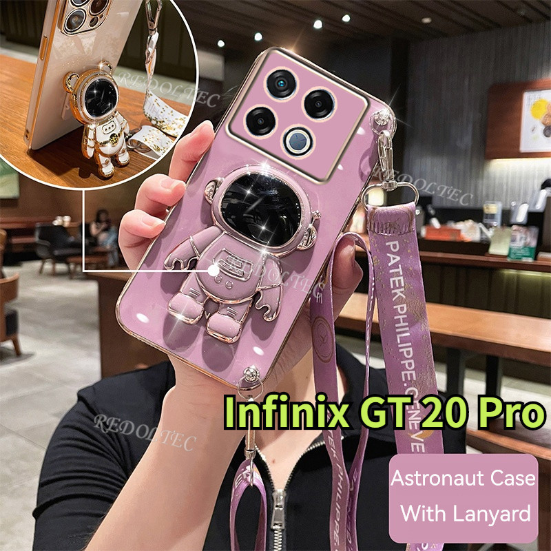 เคส Infinix GT 20 Pro 2024 ใหม่แฟชั่นน่ารัก 6D Electroplated เคสโทรศัพท์ Infinix GT20Pro GT 20Pro GT