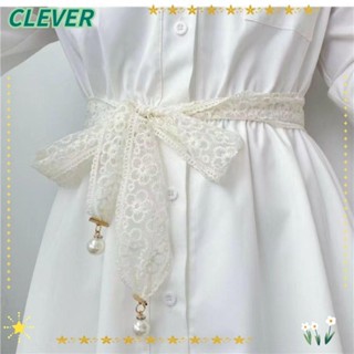 Clever เข็มขัดเอวลูกไม้, อุปกรณ์ตกแต่งเสื้อผ้าหวาน เข็มขัดโซ…