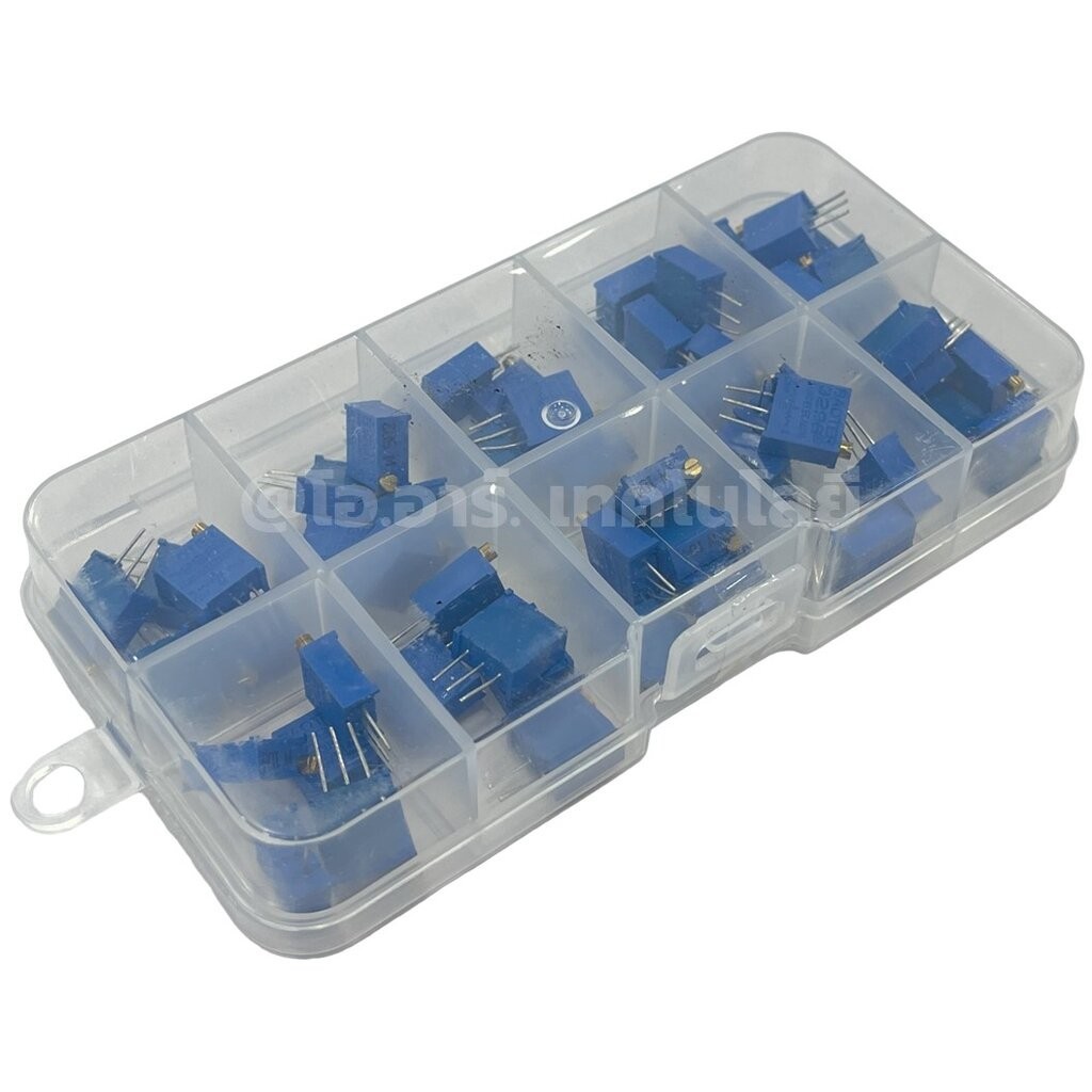 3296W Kit ชุดตัวต้านทานปรับค่าได้ VR แนวตั้ง 50ชิ้น VR Variable Resistor Trimpot Trimmer Potentiometer 10ค่า ค่าละ5ชิ… ราคา ถูกที่สุด ดีลบีเคเค แกลเลอรีภาพที่ 5