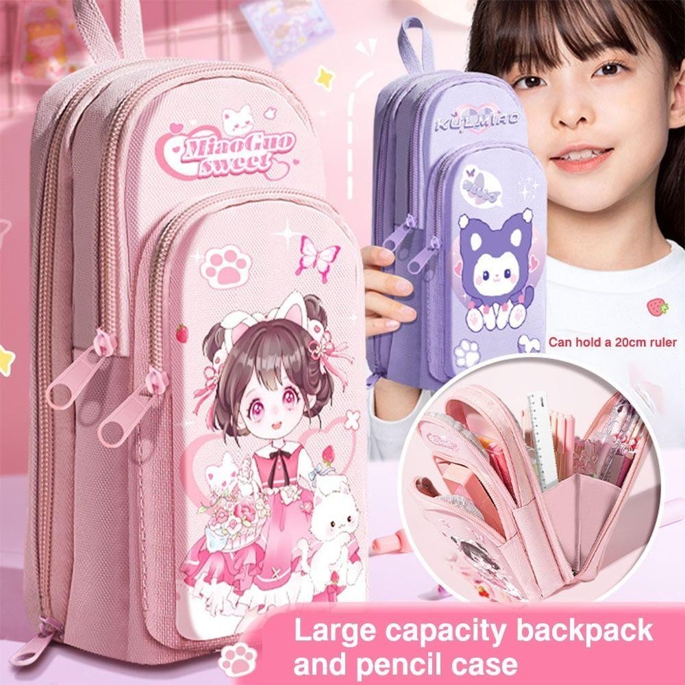 วูชู ดินสอ , คาปิบาระ/แพนด้า/นักบินอวกาศความจุขนาดใหญ่ปากกากระเป๋า,มัลติฟังก์ชั่หลายชั้นกระเป๋านักเรียน-รูปร่างปากกากล่องนักเรียนของขวัญ