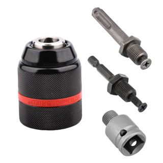 โลหะ Heavy Duty 1 / 2-20UNF 13mm Keyless เจาะ Chuck Hex Shan…