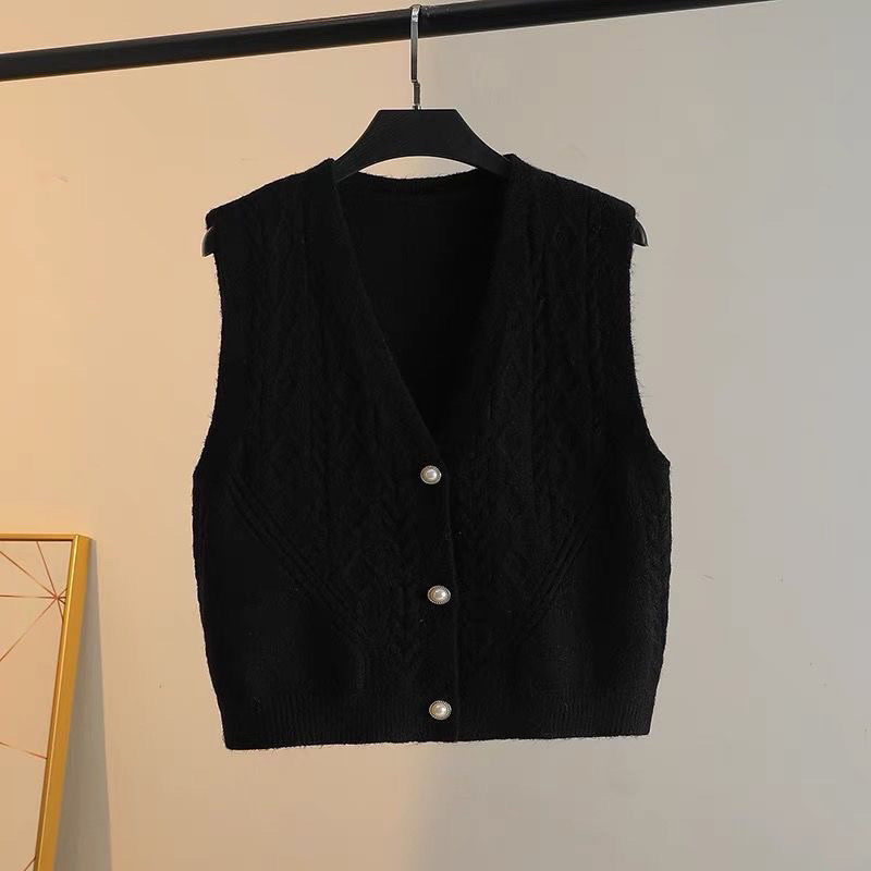เสื้อกั๊กถักฤดูใบไม้ผลิฤดูใบไม้ร่วง 2025 รูปที่ 3