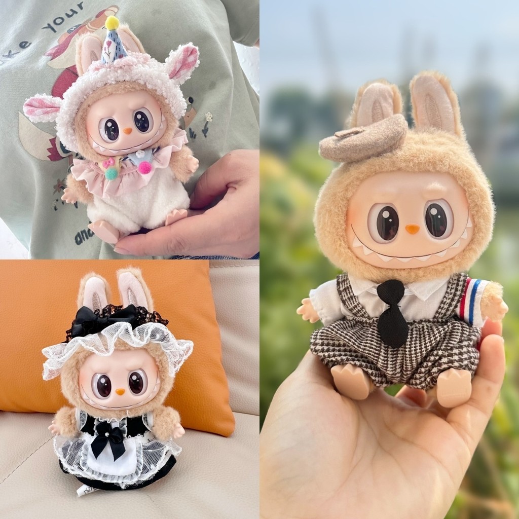 [เฉพาะเสื้อผ้า] labubu รุ่นที่สองนั่งปาร์ตี้ตุ๊กตาเสื้อผ้าตุ๊กตาชุดแกะ