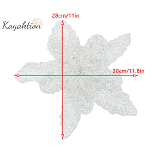 Kayaktion Multi Layered Organza สามมิติดอกไม้คริสตัล Studded Pearl Dress ตกแต่งเข็มกลัดอุปกรณ์เสริม