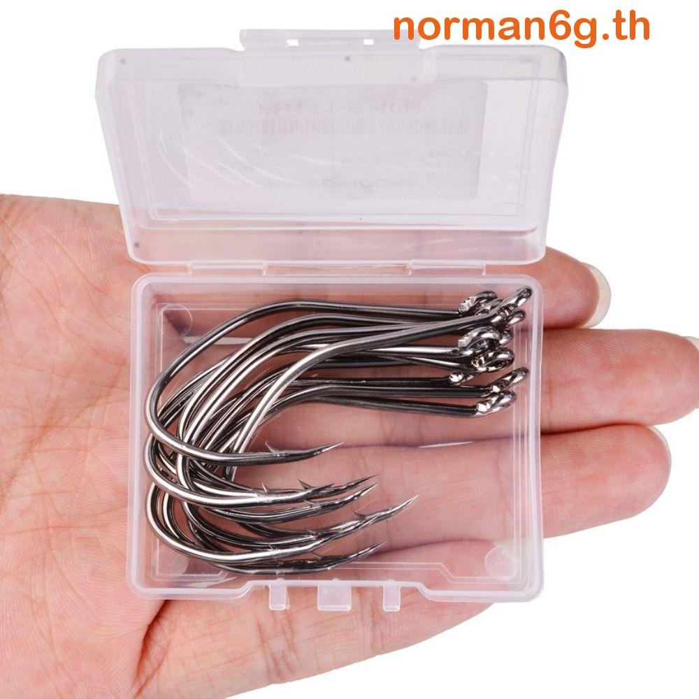 Anorman Fishhook ปลาคาร์พหลุมตกปลา Pesca เหยื่อสด Sharp วงกลมตะขอ Mustad Hooks Fishihook ชุด Fly อุปกรณ์ตกปลาญี่ปุ่นตะขอหนาม Fishhook