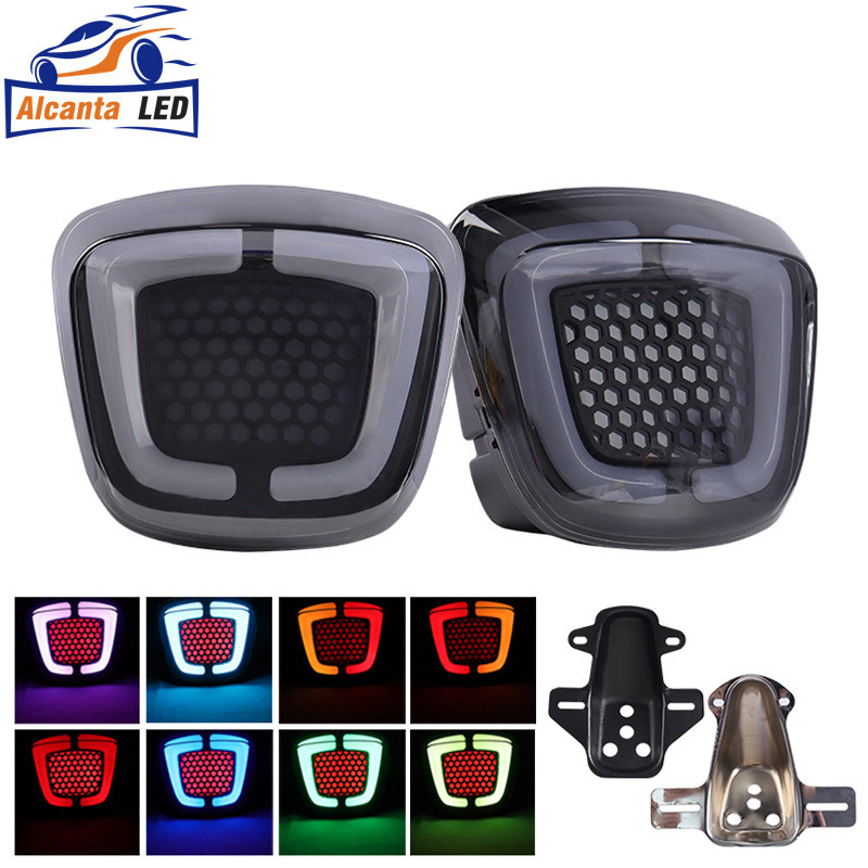 ไฟท้ายรถจักรยานยนต์ไฟท้ายเบรค LED สําหรับ CG125