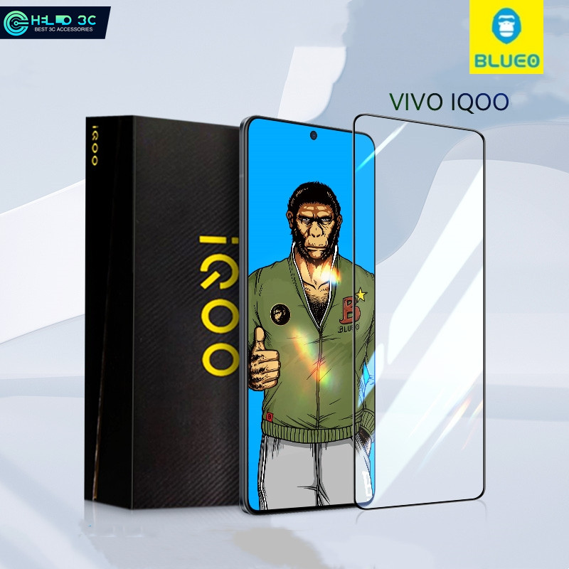 Blueo ซุปเปอร์เคลียร์ กระจกนิรภัยป้องกันหน้าจอสําหรับVivo IQOO 15\13\12\11\10\Neo 9 ป้องกันลายนิ้วมือDrop-resistanceสําหรับIQOO Neo 9 proป้องกันหน้าจอ