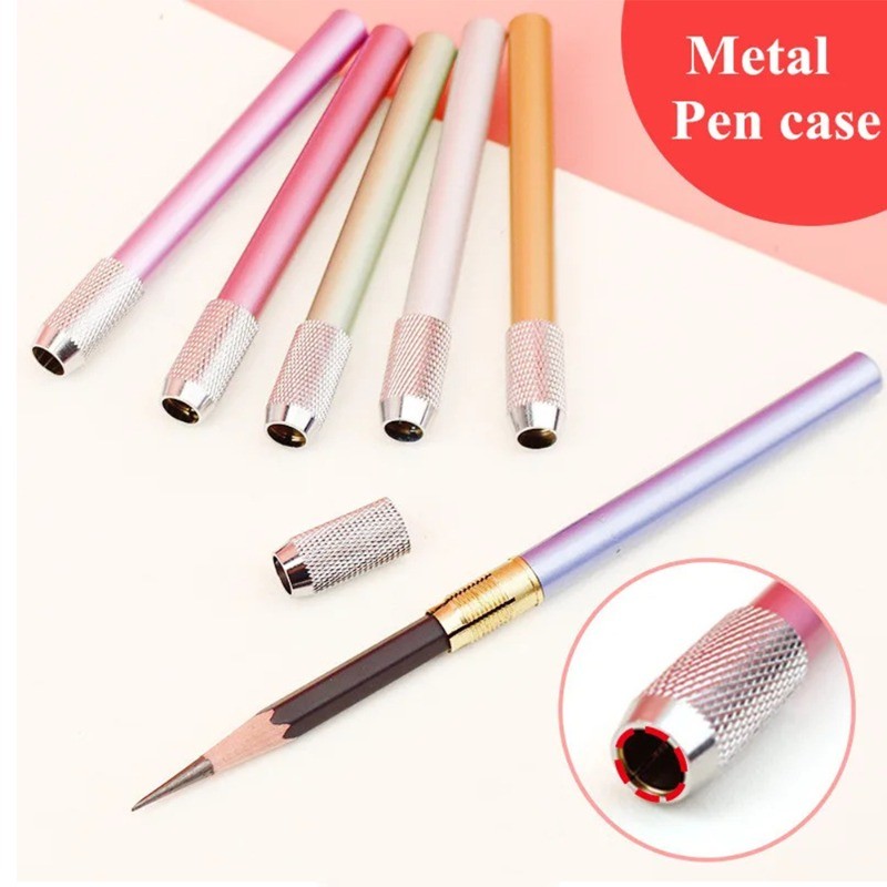 7สีโลหะดินสอขยายวาดดินสอแขนขยายดินสอเชื่อมต่ออุปกรณ์จิตรกรรมสําหรับนักเรียนสํานักงานเครื่องเขียน