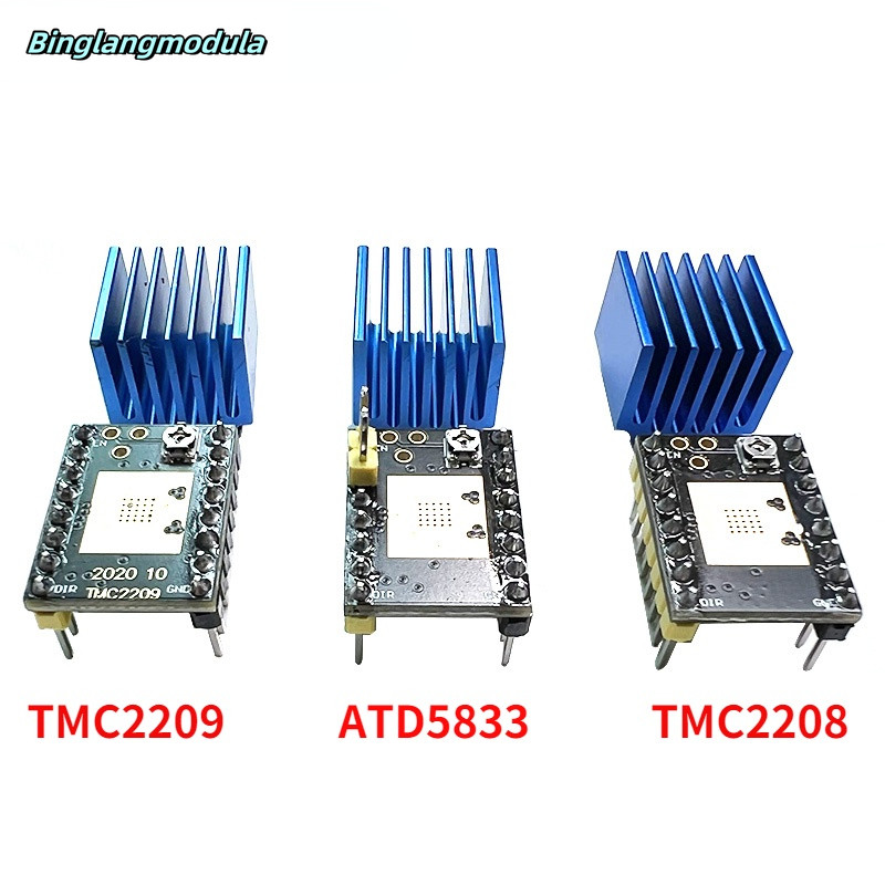 TMC2209 TMC2208 ATD5833 Stepper Motor Driver Stepstick Mute Driver MKS 3D ชิ้นส่วนเครื่องพิมพ์ SKR V
