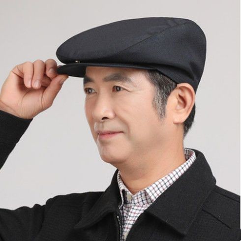 หมวกผ้าบางฤดูใบไม้ผลิสําหรับผู้สูงอายุ คุณปู่ คุณพ่อ ใส่สบาย