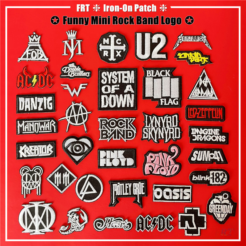 ☸ Mini Rock Band Logo Series 02 - แพทช์รีดโลโก้ตลก ☸ 1 ชิ้น DIY เย็บบนเหล็กบนป้ายแพทช์ (36 รูปแบบ)