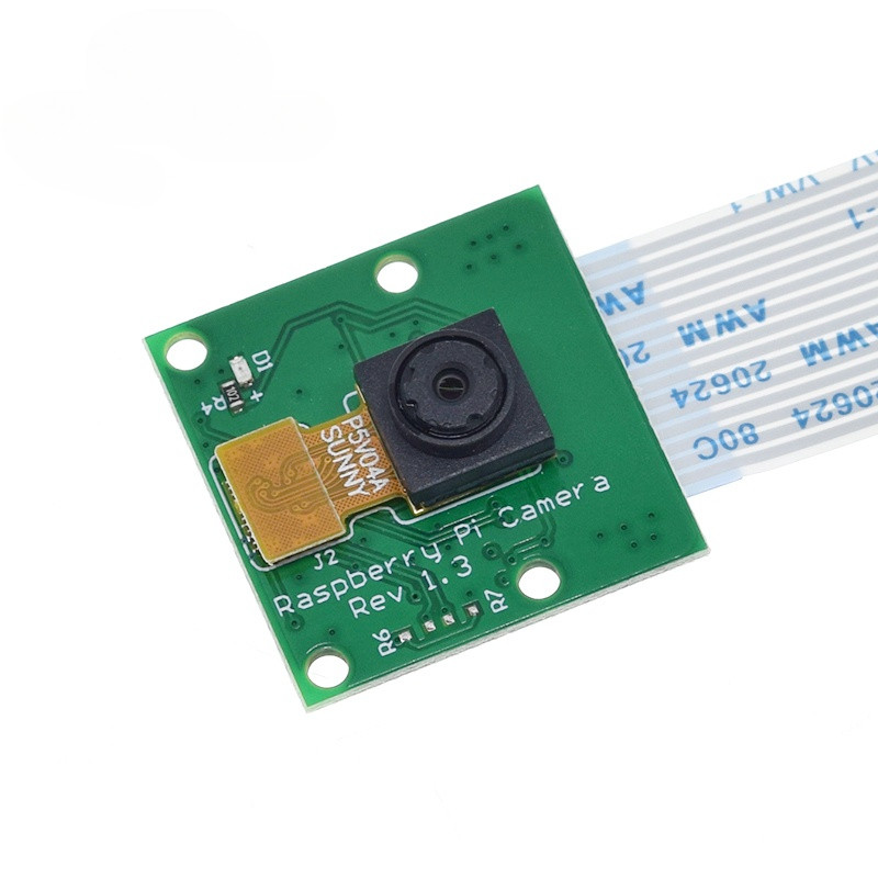 Raspberry Pi 3 รุ่น B + โมดูลกล้อง 1080p 720p มินิกล้อง 5MP เว็บแคมกล้องวิดีโอใช้งานร่วมกับ Raspberry Pi 4 รุ่น B