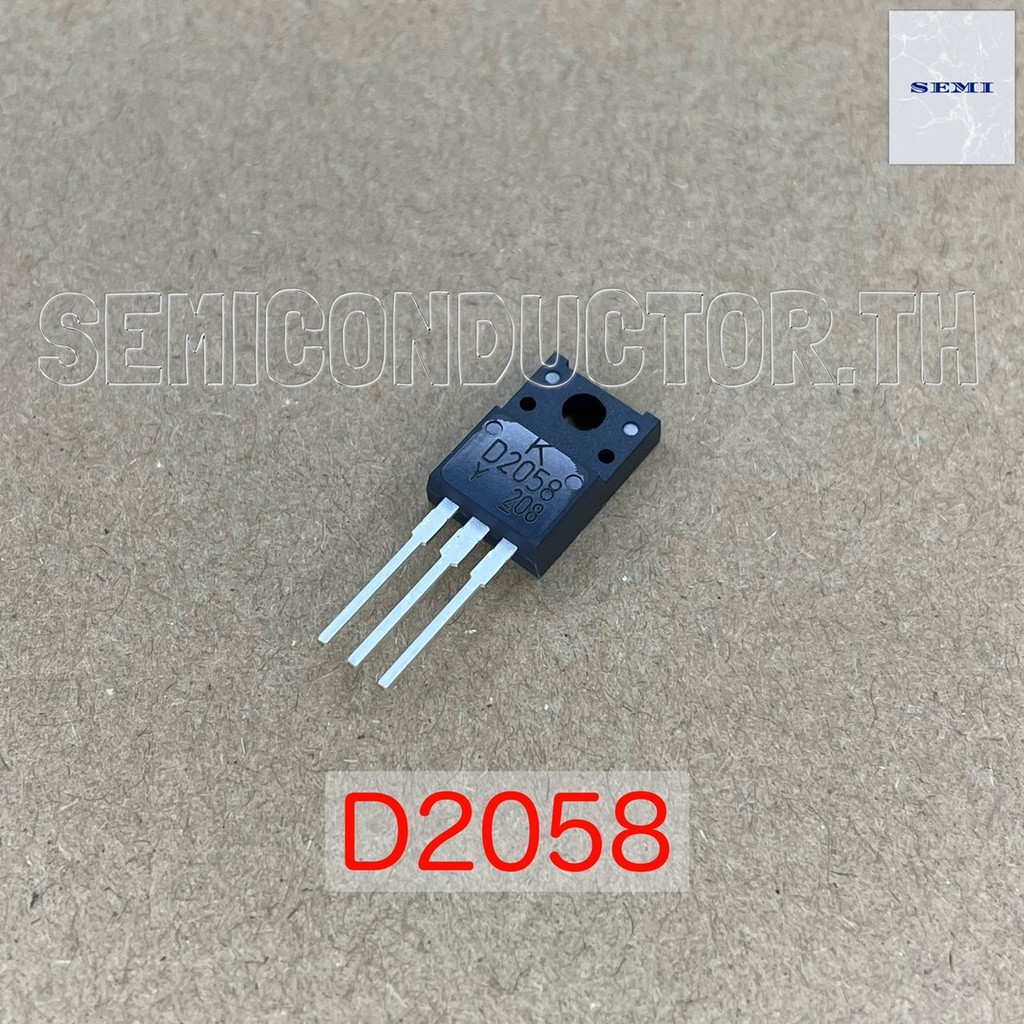KEC 2SD2058 D2058 KTB2058 NPN Transistor 3A 60V TO-220F
