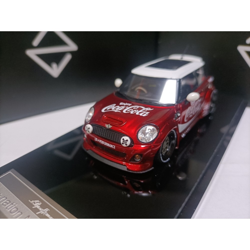 [คลังสินค้าพร้อมของแท้] Engup 1 43 BMW Mini Cooper Wide Body Modified Car Model LB Mini Cooper R56