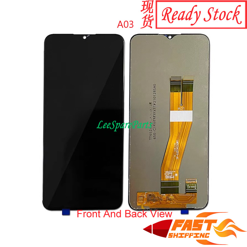 Samsung A03 / A03s จอแสดงผล LCD หน้าจอสัมผัสหน้าจอ Digitizer สําหรับเปลี่ยน