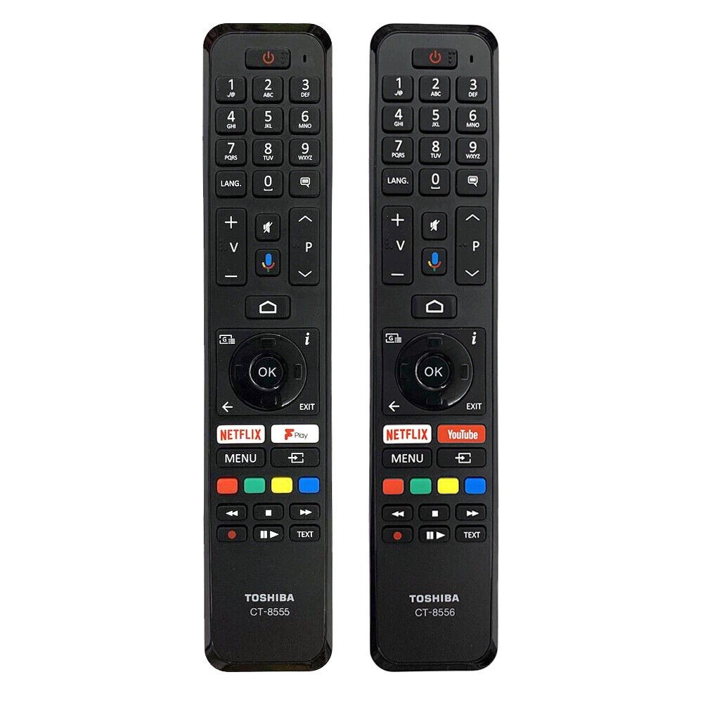 ใหม่ CT-8555 RC43161 CT-8556 RC43160 สําหรับ TOSHIBA Smart Voice TV Remote 58UA2B63DB