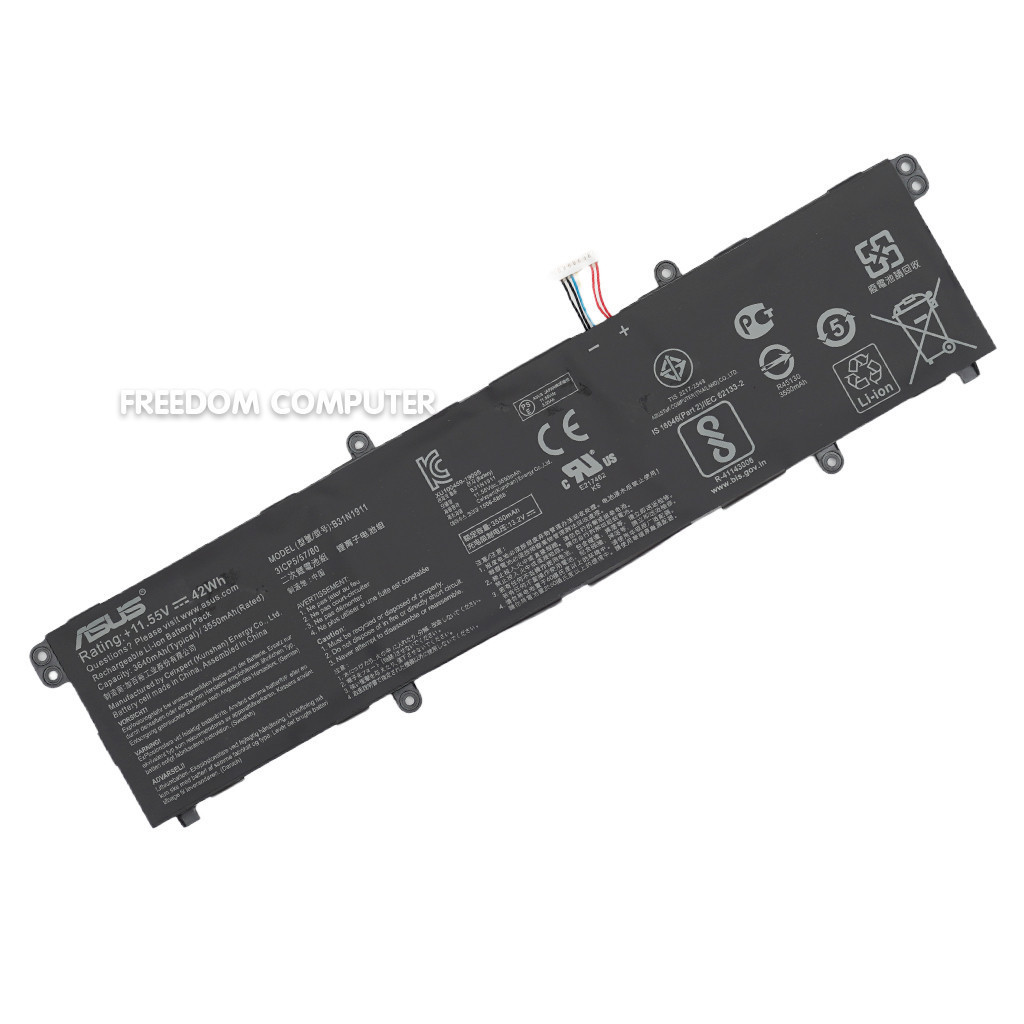 แบตเตอรี่โน๊ตบุ๊ค(แท้) B31N1911 C31N1911 ASUS Vivobook 14 S413F S413IA K413EA D413D BATTERY NOTEBOOK