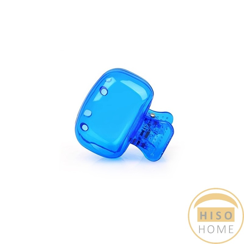Hiso กล่องเก็บหัวแปรงสีฟัน พกพาและกะทัดรัด ใส กันฝุ่น กล่องเก็บหัวแปรงสีฟันกันน้ํา Toothbrush Head Clip - รูปที่ 7