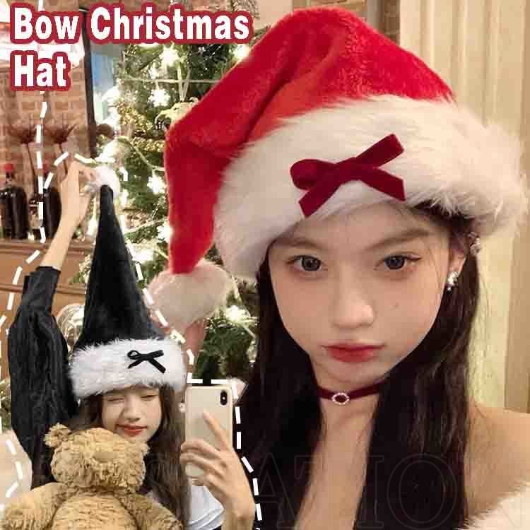 หมวกคริสต์มาสตุ๊กตากุทัณฑ์- อิน หวานน่ารักซานตาคลอสหมวกสําหรับผู้หญิง-พรรคเทศกาล เพราะ หมวก, เสื้อผ้า, หมวกตกแต่ง-ฤดูใบไม้ร่วงและฤดูหนาวหมวกอบอ