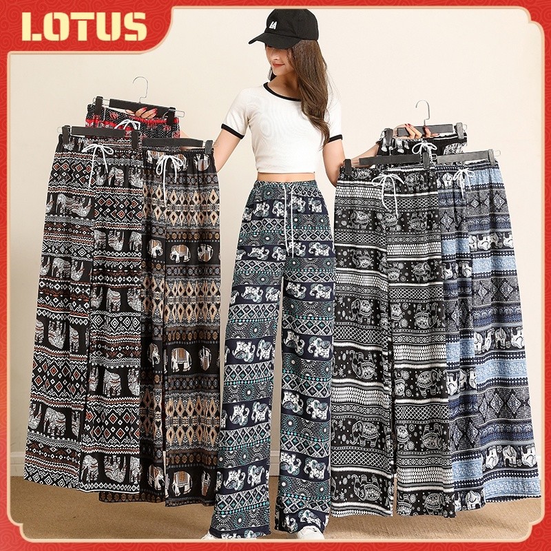 🐘Pants Leggings🐘พร้อมส่งจากไทย กางเกงช้าง ผ้าดี ผ้าเบา ใส่สบาย ใส่แล้วขาไม่เต่อ
