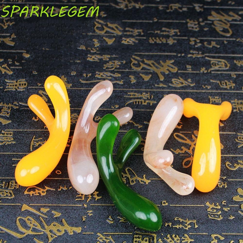 Sparklegem เรซินจมูกนวด,เครื่องมือยกจมูกฝังเข็ม Y-รูปจมูก Scraper,แบบพกพา Guasha สะพานจมูก Shaper ผู้หญิงความงาม