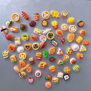 ขนมปังอาหารแม่เหล็กตู้เย็นสติกเกอร์การ์ตูนน่ารักตกแต่งสติกเก…