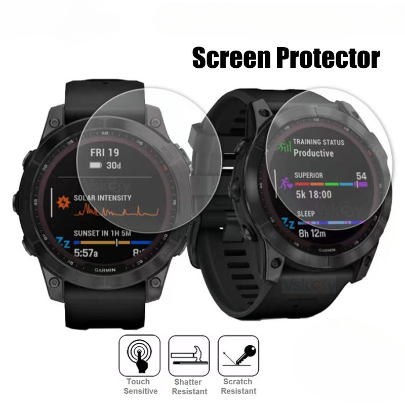 Garmin Fenix8 Fenix7 Fenix6 1-3 ชิ้น 900D HD Clear ฟิล์มกระจกนิรภัยสําหรับ Garmin Fenix 8 43 มม.47 มม.51 มม.7X 7S 7 6 Pro Sapphire Anti-Fingerprints Anti Scratch นาฬิกาป้องกันหน้าจอ