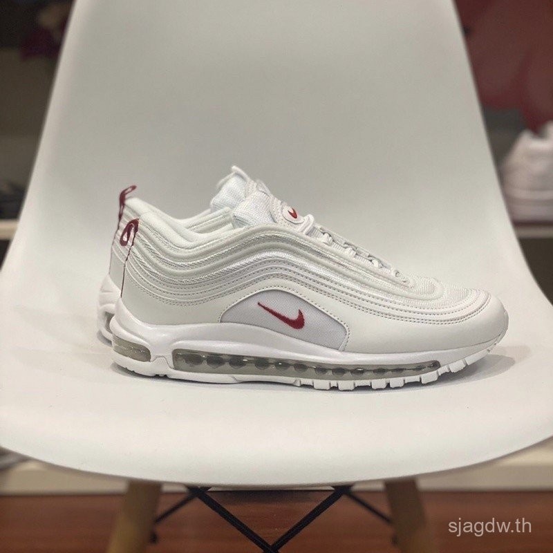 รองเท้าผู้ชาย Nike Air Max 97สีขาวสีแดง6GZW