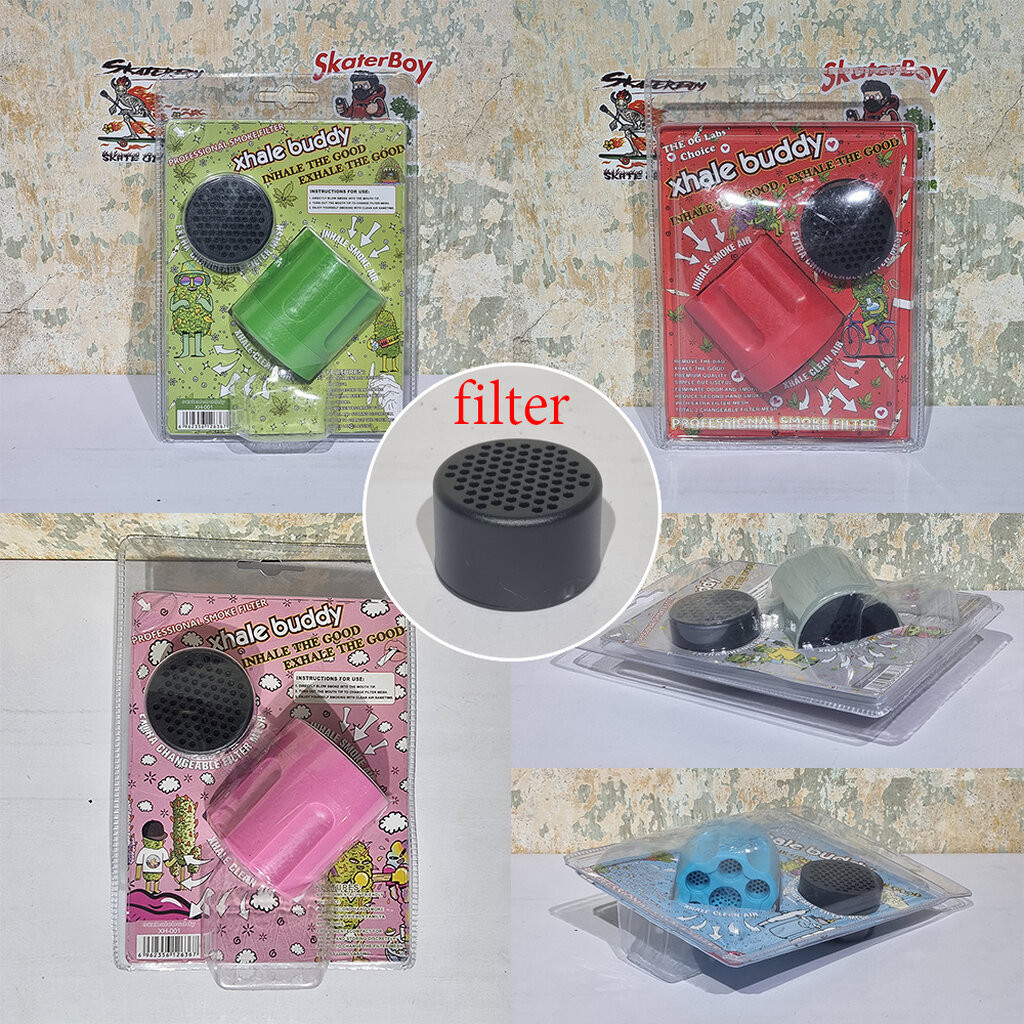 [1007] smoke buddy กรองควัน เก็บควัน เก็บกลิ่น ฟอกอากาศ เปลื่องกรองได้ carbon filter ในรถ