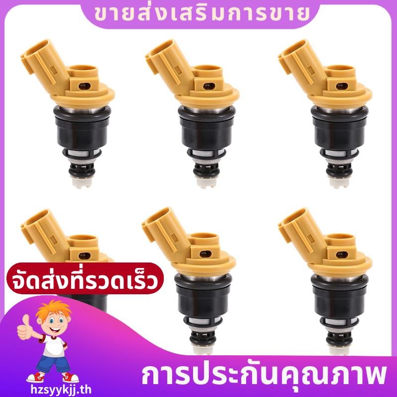 6pcs ใหม่หัวฉีดน้ํามันเชื้อเพลิงหัวฉีด 550Cc 16600-RR543 สําหรับ Nissan Silvia SR20DET S13 S14 S15 J