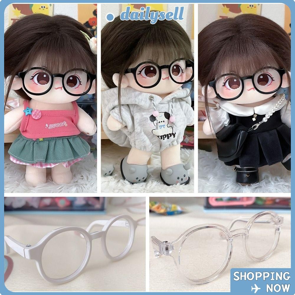 แว่นตาพลาสติกเดลี่,ของเล่น20ซม.ตุ๊กตาผ้าฝ้ายแว่นตา,สร้างสรรค์หลายสีแมวสุนัขตุ๊กตาแว่นตาตุ๊กตาไอดอลตุ๊กตา