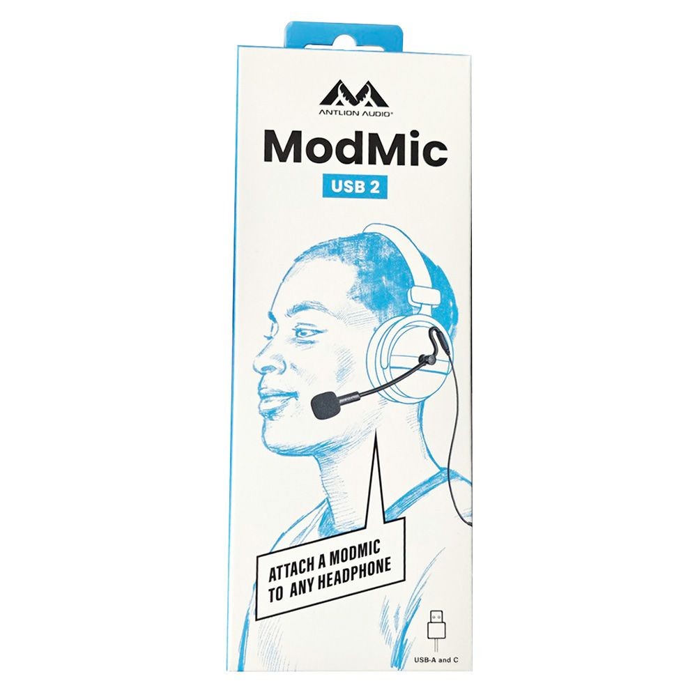 Antlion Audio ModMic USB 2 (GDL-2500) - USB Mic for PC, Mac, Switch, PS4, PS5