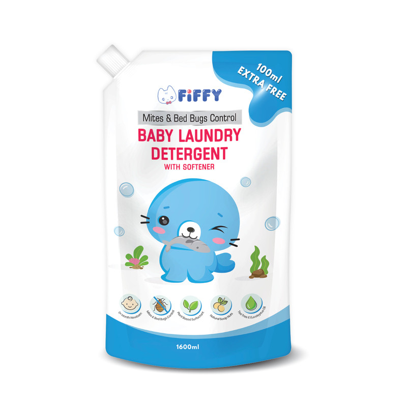 FIFFY MITES & BED BUGS CONTROL BABY LAUNDRY DETERGENT 1.6L REFILL (2551)