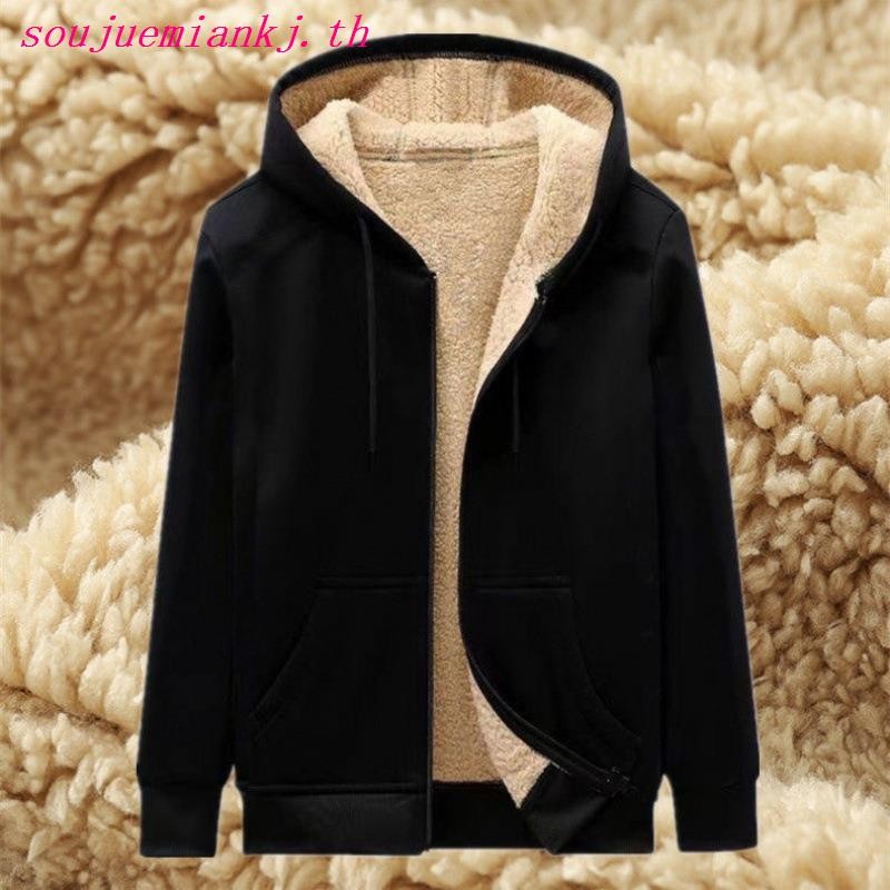 NITROGEN เสื้อกันหนาวแขนยาว แบบมีฮู้ด แฟชั่นสําหรับผู้ชาย แฟชั่นฤดูหนาว สไตล์เกาหลี  นุ่ม สบาย ขนาด: