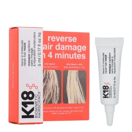 K18 Hair Leave-In Molecular Repair Hair Mask 5 ml