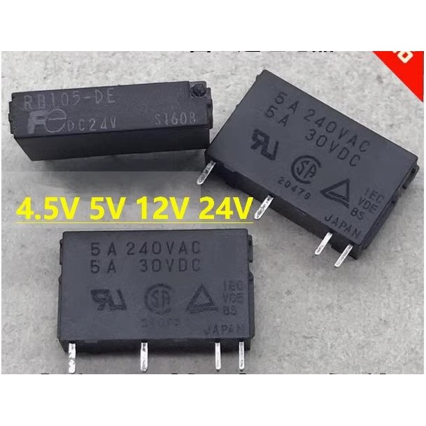 กทม ในไทย RB105-DE 24Vdc 4 ขา Power Relay ยี่ห้อ FUJI สินค้าพร้อมส่งในไทย ส่งจาก  กทม ส่งของทุกวัน