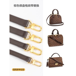 สายกระเป๋า Crossbody Lv แบบพกพาหนังฟอกฝาดกระดานหมากรุกอุปกรณ…