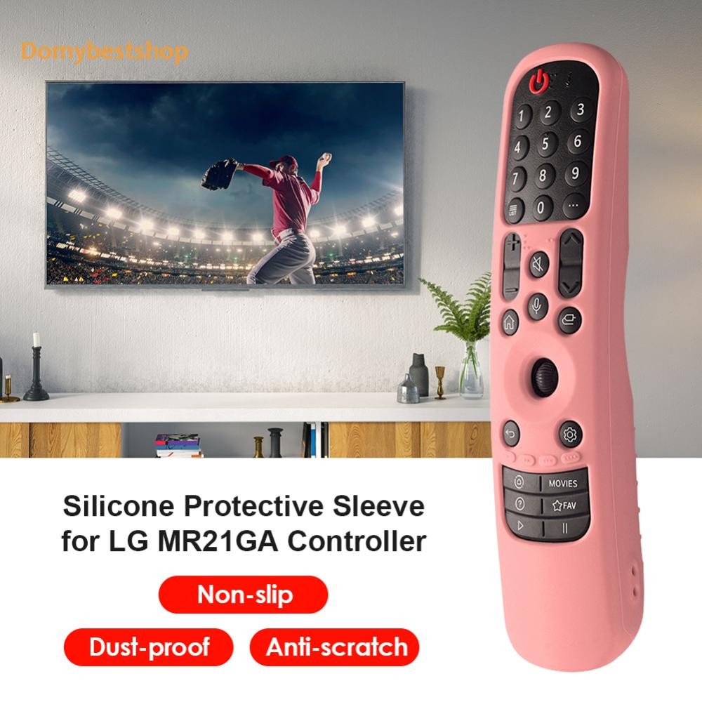 ซิลิโคนรีโมทคอนโทรลสําหรับ LG MR21GA/MR21GC รีโมทคอนโทรลฝาครอบป้องกันเคสกันกระแทกกันลื่น [Domybestshop.th]