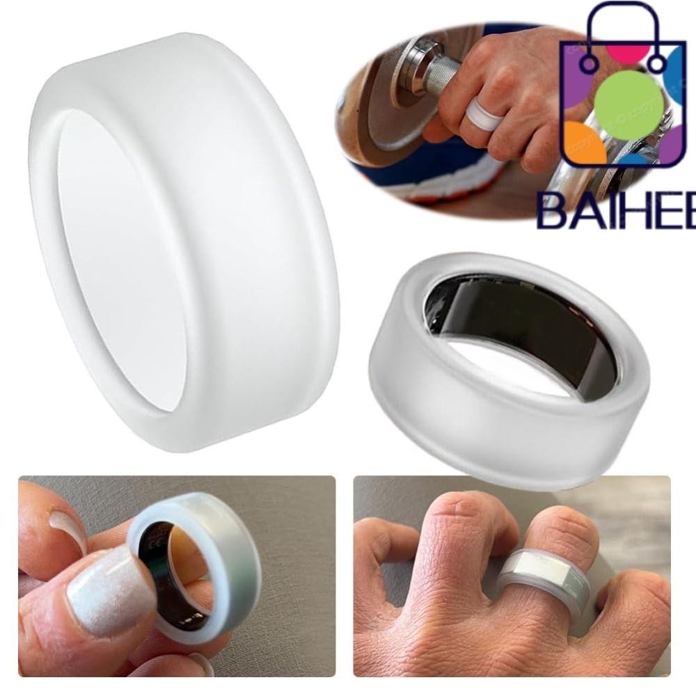 Baihee ซิลิโคนแหวนฝาครอบ,ทนทานซิลิโคนกันกระแทกสําหรับ Oura แหวนป้องกัน, Jewellery Organizer ทํางานอุปกรณ์เสริมสมาร์ทแหวนสําหรับ Oura แหวน Gen 3