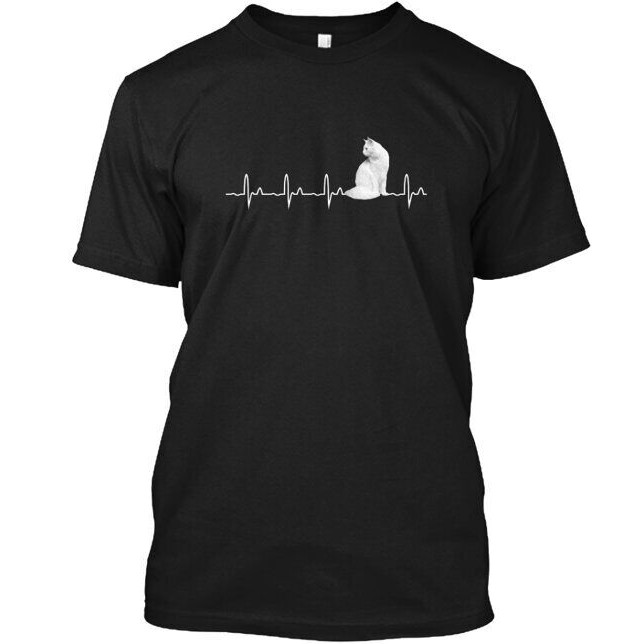 เสื้อยืด Maine Coon Heartbeat