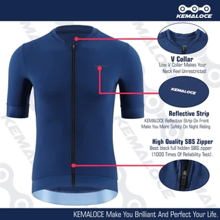 Powerband KOMALOCE เสื้อเจอร์ซีย์นักปั่น Powerband สําหรับผู้ชายแขนสั้นฤดูร้อนระบายอากาศจักรยานเสื้อเจอร์ซีย์นักปั่น