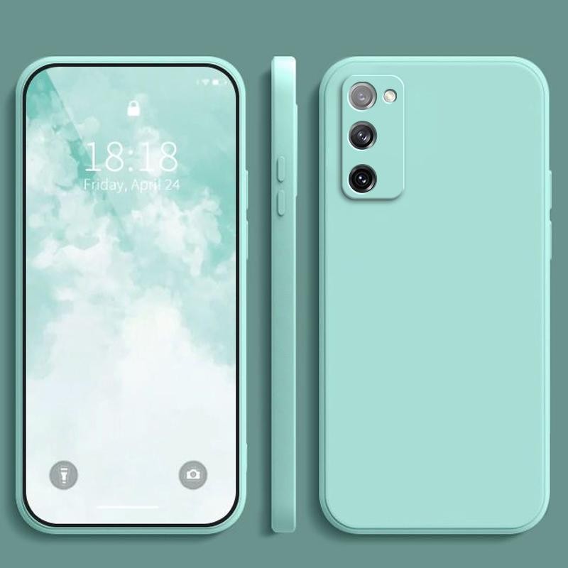 เคส Samsung S20 fe สีทึบ Samsung S20fe เคสซิลิโคนป้องกันการตกสีธรรมดาเรียบง่าย YT ราคา ถูกที่สุด ดีลบีเคเค แกลเลอรีภาพที่ 9