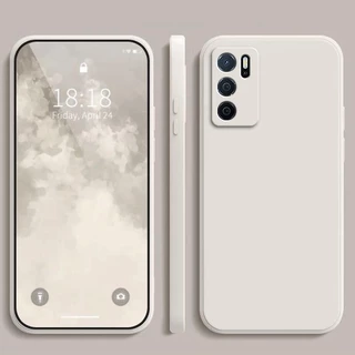 เคส OPPO A16 สีทึบ OPPO A16 เคสซิลิโคนป้องกันการตกสีธรรมดาเรียบง่าย YT