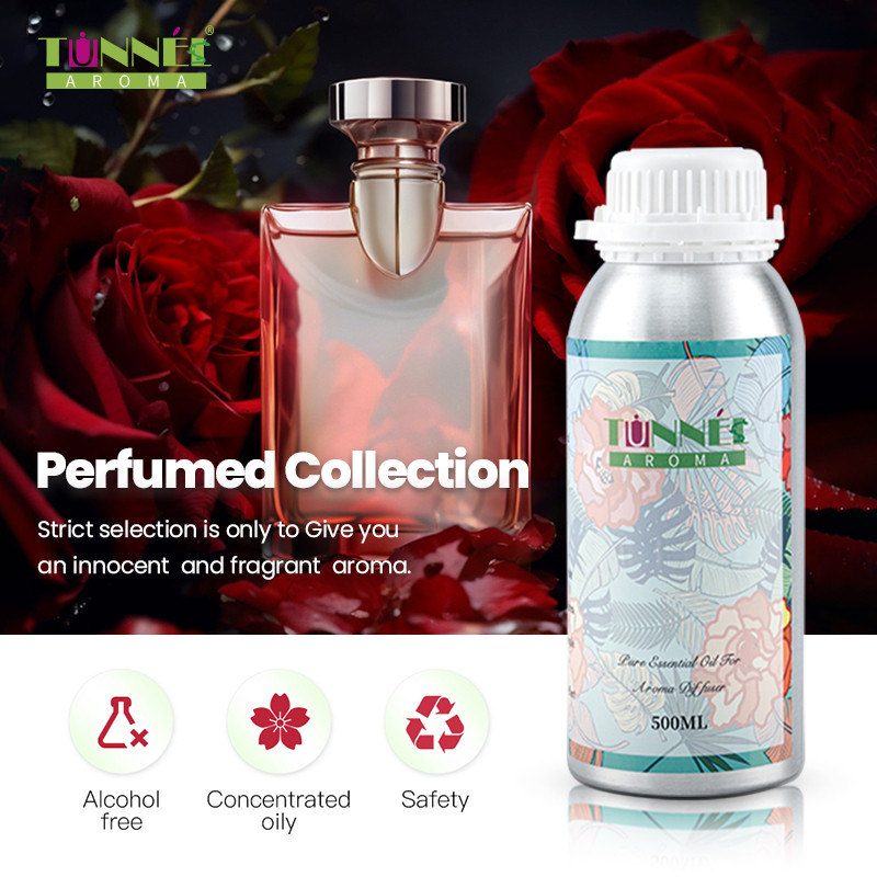 AROMA TUNNEL 100ML/500ML Perfume Series น้ํามันหอมระเหยบริสุทธิ์ 100% เครื่องอโรมาเธอราพี Humidifier น้ํามันหอม