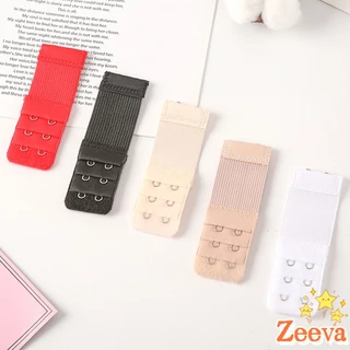 Zeeva【มีสินค้าในสต๊อก】 ตะขอปรับขยายเสื้อชั้นใน(รุ่นมียางยืด) ยืดได้ ตะขอขยายเสื้อใน Elastic Bra Extender