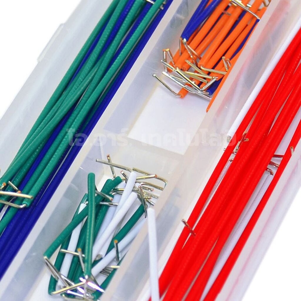 ชุด สายเชื่อมต่อวงจร สายจัมเปอร์ 140ชิ้น/560ชิ้น/840ชิ้น U Shape Shield Breadboard Jumper Wires Grade A สายต่อวงจร wi...