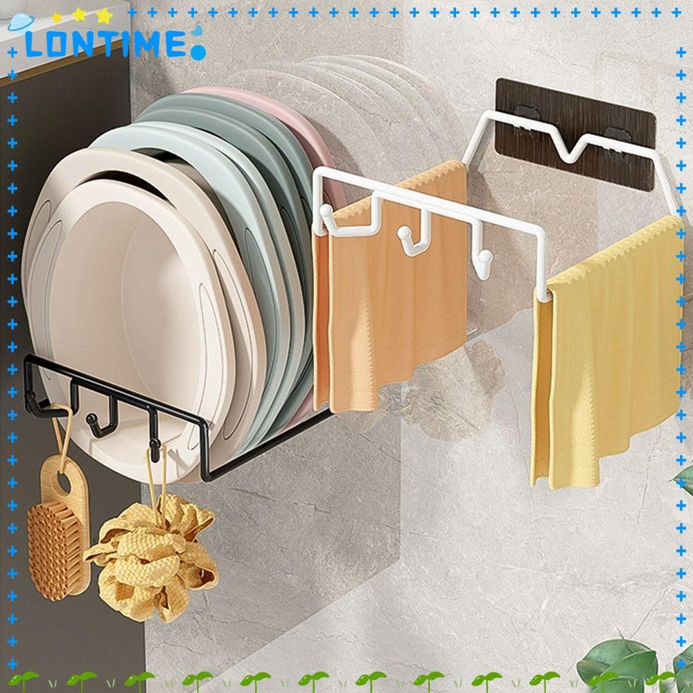 Lontime ชั้นเก็บของติดผนัง,กล่องกระดาษทิชชูห้องน้ํามัลติฟังก์ชั่นเหล็กคาร์บอน, แบริ่งโหลดที่ดีชั้นวางกระจกห้องน้ํากันน้ําสําหรับห้องน้ํา