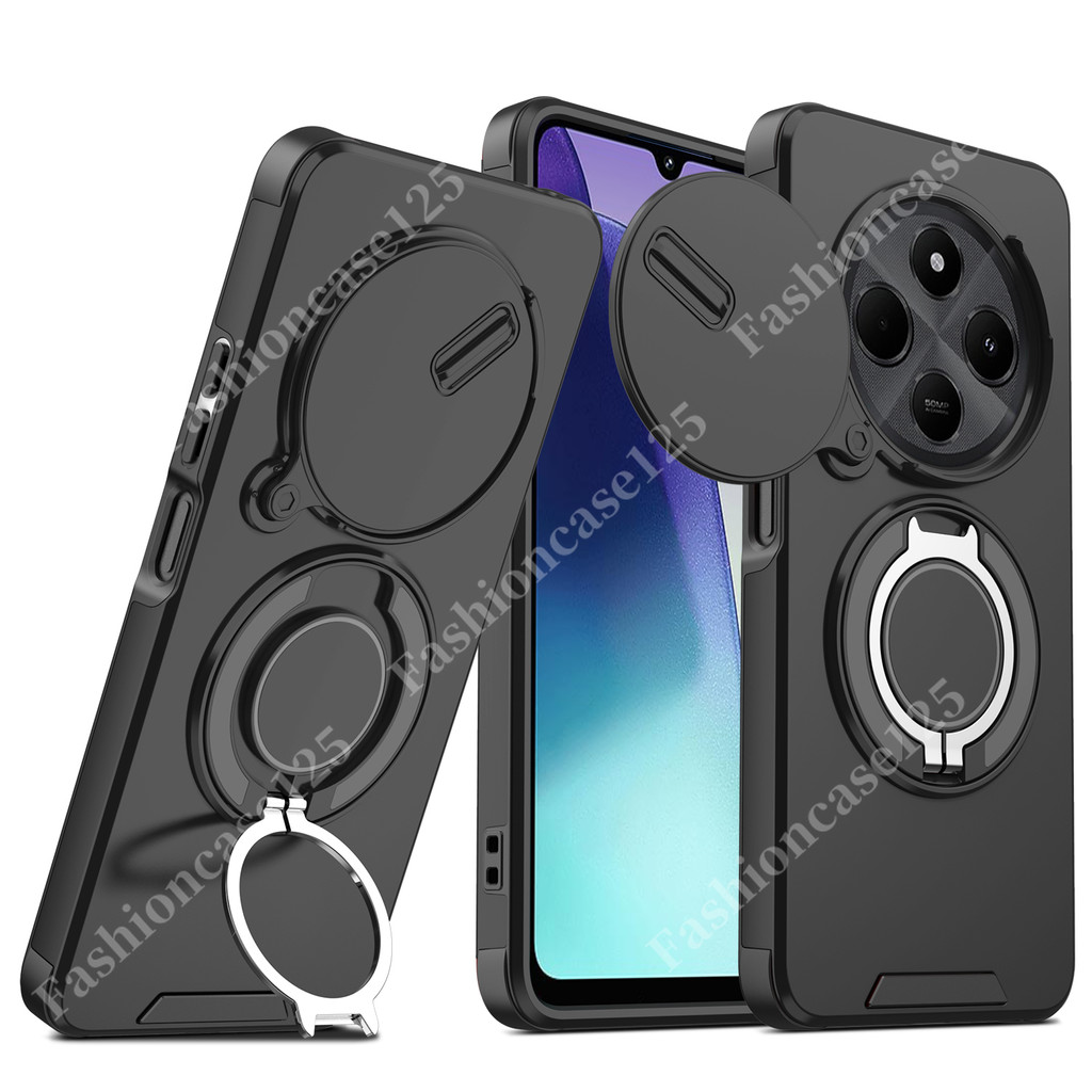 Redmi 14C 4G 2024 ปลอกกันกระแทกเกราะสไลด์ปลอกแม่เหล็กสําหรับ Xiaomi Redmi 14C Redmi14C 4G 14 C 2024 