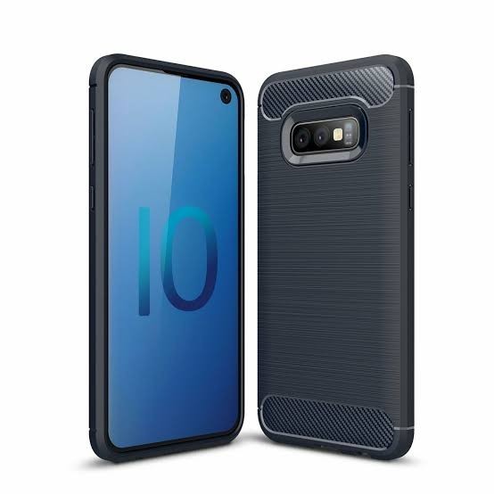 CASE SAMSUNG S10 S10E S10 PLUS CASE CARBON RUGGED ARMOR ANTI SHOCKPROF - SAMSUNG S10E